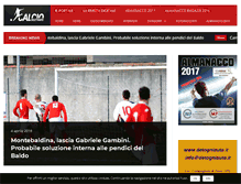 Tablet Screenshot of calciodilettanteveronese.it